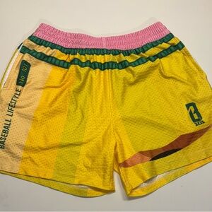 Viral shorts as seen on TikTok. New Lifestyle 101 Yellow Kids Shorts.